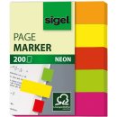 Haftmarker,Papier, Neon, 12 x 60 mm, 5 Farben im Pocket,...