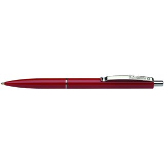 Schneider Kugelschreiber K15 rot Stahlclip und Metalldrücker