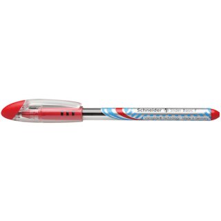 Kugelschreiber SLIDER Basic 0,7mm Strichstärke F, Visco Glide, rot  gleitendes schreiben