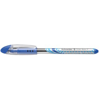 Kugelschreiber SLIDER Basic 0,7mm Strichstärke F, Visco Glide, blau  gleitendes schreiben