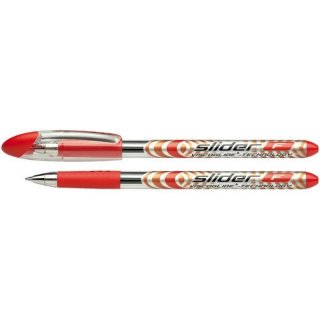 Kugelschreiber SLIDER Basic 1,4 mm Strichstärke XB, Visco Glide, rot  gleitendes schreiben