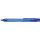 Kugelschreiber Fave, transparent blau, Dokumentenecht  günstiger Kugelschreiber mit Plug <(>&<)> Play Technologie Gehäusefarbe = Schreibfarbe