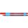 Kugelschreiber Slider Edge XB, Visco Glide, gleitendes schreiben, gummierter Dreikant-Schaft, Edelstahlspitze, rot