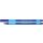 Kugelschreiber Slider Edge XB, Visco Glide, gleitendes schreiben, gummierter Dreikant-Schaft, Edelstahlspitze, blau