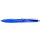 Kugelschreiber Haptify, mit auswechselbarer Mine, ergonomisch, gummierter Griff, Edelstahlspitze, dunkelblau