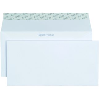 Briefumschlag DIN Lang, mit Fenster, haftklebend, weiß, 120g/qm, 25 Stück