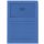 Organisationsmappe Ordo classico, für DIN A4, Sichtfenster 180 x 100 mm, liniert, 220 x 310 mm, 100 Stück, königsblau