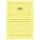 Organisationsmappe Ordo classico, für DIN A4, Sichtfenster 180 x 100 mm, liniert, 220 x 310 mm, 100 Stück, gelb