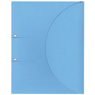 Elco Ablagemappe Ordo collecto, int.blau mit Seitenfalte 10mm, 2 Ösen und