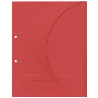 Elco Ablagemappe Ordo collecto, int.rot mit Seitenfalte 10mm, 2 Ösen und