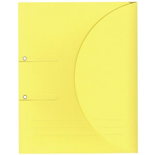 Elco Ablagemappe Ordo collecto, int.gelb mit Seitenfalte 10mm, 2 Ösen und