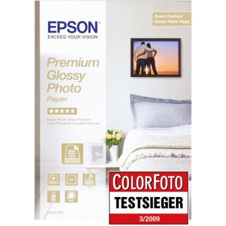 Fotopapier Premium Glossy Photo, 13 x 18 cm, 255g/qm , 1 Packung á 30 Blatt