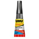 Sekundenkleber UHU blitzschnell Minis Gel 3 x 1 g