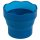 Wasserbecher CLIC & GO, Kunststoff, spülmaschinenfest, faltbar, 100 x 100 x 100 mm, blau