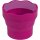 Wasserbecher CLIC & GO, Kunststoff, spülmaschinenfest, faltbar, 100 x 100 x 100 mm rot