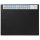 Schreibunterlage, 650 x 520 mm, mit 4-Jahreskalender, transparente + auswechselbare Abdeckung, schwarz