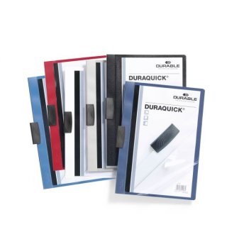 Klemmmappe Duraquick für 20 Blatt in DIN A4, 310 x 228 mm, dunkelblau
