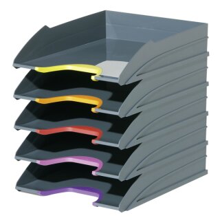Briefablagen DURABLE VARICOLOR A4/C4 – 5er-Set
