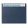 Schreibunterlage, 650 x 520 mm, mit 4-Jahreskalender, transparente Abdeckung, blau