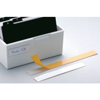 LABLEFIX®, 15 x 200 mm, individuell zuschneidbar, seitlich offen, 1 Pack = 10 Stücktransparent