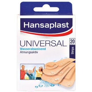 Hansaplast Universal Strips, 20 Stück in 4 Größen