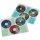 CD-R Folienhüllen, DIN A4, abheftbar, 3 CDs je Folie mit Indexkarten, VE = 10 Folien