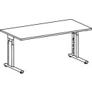 Schreibtisch Flex, 1800 x 800 mm (BxT), Buche/silber,...