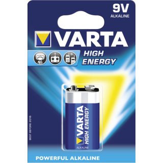 Batterie E-Block Longlife Power, 9V, Alkali-Mangan, VE = 1 Blister = 1 Batterie