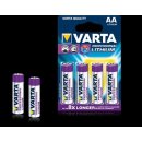 Batterie Lithium Mignon, AA, 4er Blister, VE = 1 Blister...