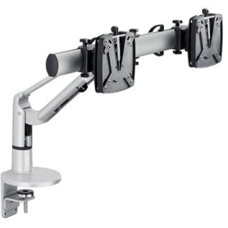 Monitorarm LiftTEC Arm I Dual, 2 Bildschirme bis je 7 kg, neben- oder übereinander, max. Monitorbreite: 656 mm, Tischbefestigung, Reichweite: 415 mm