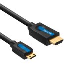 High Speed HDMI/Mini HDMI-Kabel, mit Ethernet, 1,5m, 4K...