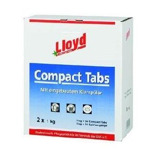 Lloyd Compact-Tabs mit eingebautem Klarspüler, 1 Packung = 112 Stück