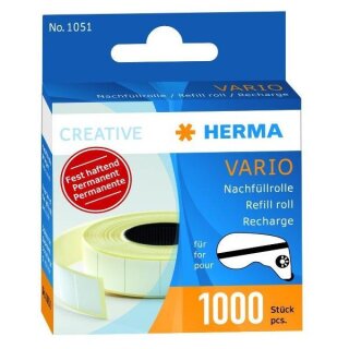 Klebespender-Nachfüllrolle HERMA Vario permanent – 1.000 Klebestücke