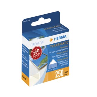 Fotoecken HERMA Transparol transparent – 250 Stück