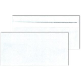 Briefumschlag DIN Lang, ohne Fenster, selbstklebend, weiß, 75g/qm, 1000 Stück