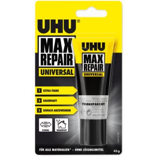 Max Repair Universal 45g, transparent, dauerhaft, wasserfest,