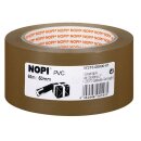 Packband NOPI PVC 66 m x 50 mm braun