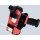 Handabroller Classic für Packband-Rollen, Maße: bis 66 m x 50 mm, ohne Klebeband, rot-schwarz