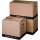 Umzugskarton, Cargobox XS, Innenmaß: 455 x 345 x 380 mm, Außenmaß:465 x 347 x 400 mm, mit Grifflöchern, 25kg, braun
