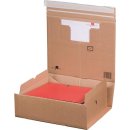 Smartbox Pro Pack-Box, Haftklebung und Aufreißfaden, Innenmaß: 328 x 290 x 120 mm, für 2 Ordner,  Pack = 20 Stück, braun