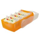Karteikasten HAN CROCO A7 quer transluzent orange –...