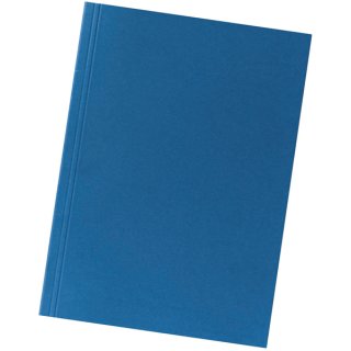 Aktendeckel, 250g/qmManila-RC-Karton, 100% Recycling mit blauer Engel, genutet, für DIN A4, blau