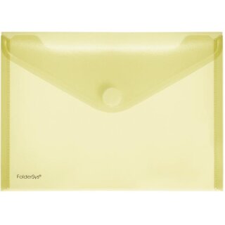 Sichttasche für Format DIN A5 quer, gelb transparent, 180 x 253 x 0 mm (HxBxT