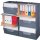 Archivbox für Ordner, mit Frontklappe, Innenmaß 504 x 325 x 305 mm, grau
