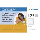 CD-DVD Hülle selbstkl.Papier weiss 124x124mm mit...