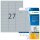 Typenschild-Etiketten 63,5 x 29,6 mm, 675 Etiketten, extrem stark haftend, wetterfest, reißfest, silber, Packung mit 25 Blatt