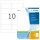 PREMIUM Adressetiketten 96 x 50,8 mm, 1.000 Etiketten, matt, permanent haftend, Format: DIN A4, 100 Blatt, weiß