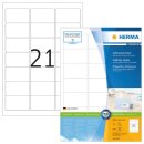 HERMA Etiketten 63,5 x 38,1 mm, 2.100 Etiketten, matt,...