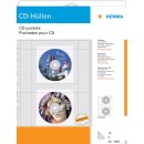 CD-DVD Hülle A4 PP-Folie transp. für 2CDs mit...