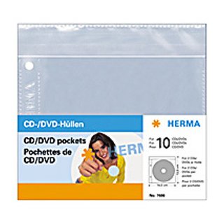 CD-DVD Hülle 145 x 135 mm, Packung à 5 Stück